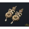 PENDIENTES Pendientes isabelinos colgantes oro amarillo