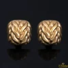 PENDIENTES Pendientes labrados oro amarillo