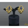 PENDIENTES Pendientes oro amarillo zafiros y diamantes. Diseñados por luis gil.
