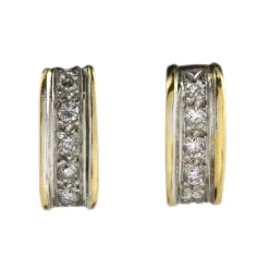 PENDIENTES Pendientes oro amarillo y diamantes