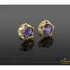 PENDIENTES Pendientes oro amarillo amatistas