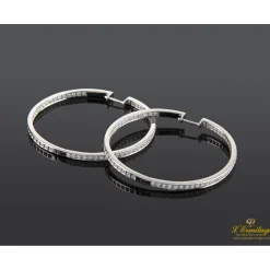 PENDIENTES Pendientes oro blanco y diamantes criollas