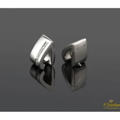 PENDIENTES Pendientes oro blanco y diamantes.