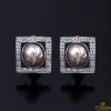 PENDIENTES Pendientes oro blanco perlas negras y diamantes
