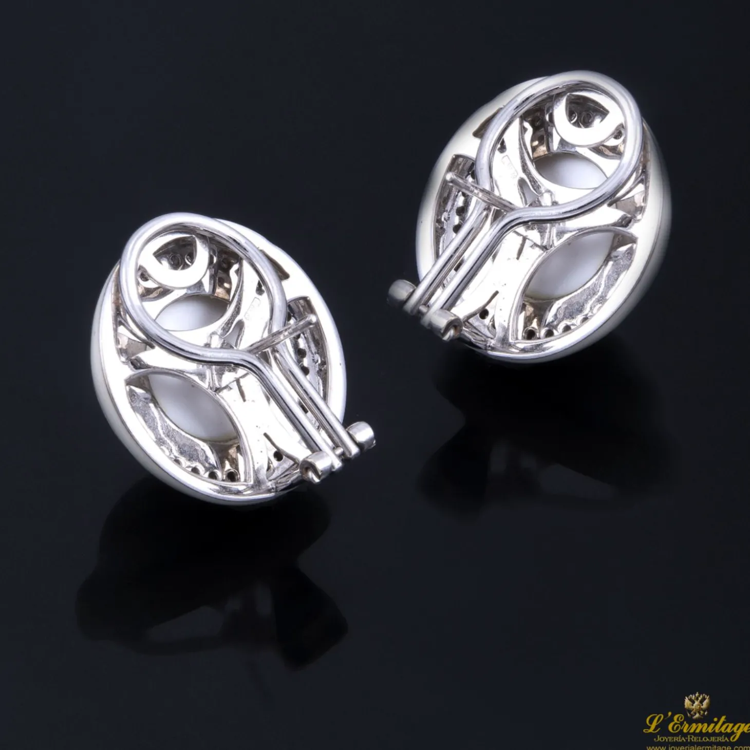 PENDIENTES Pendientes oro blanco