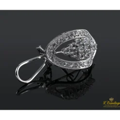 PENDIENTES Pendientes oro blanco amarillo y zirconitas.