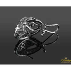 PENDIENTES Pendientes oro blanco amarillo y zirconitas.