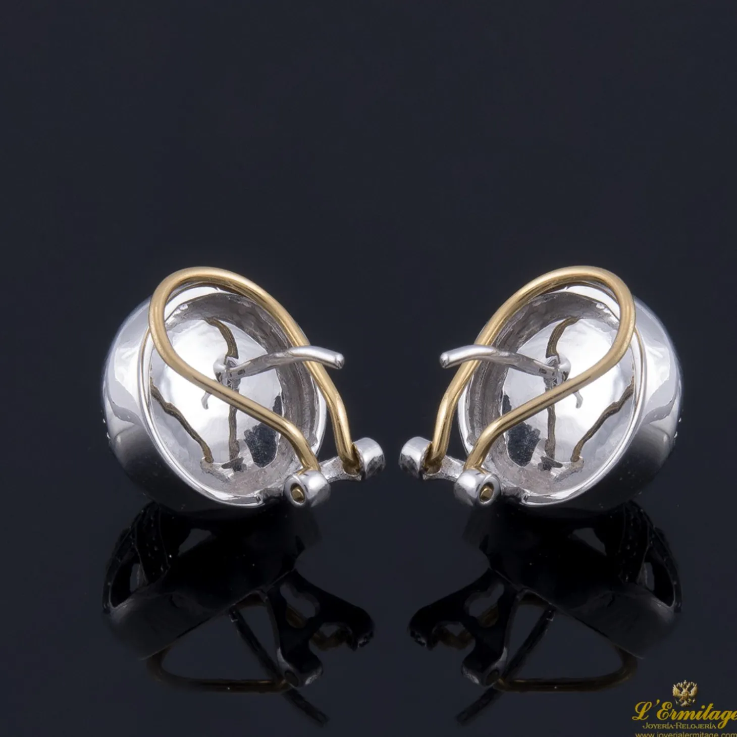 PENDIENTES Pendientes oro blanco y diamantes.