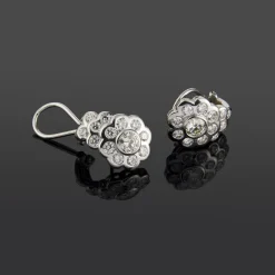 PENDIENTES Pendientes oro blanco y diamantes