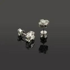 PENDIENTES Pendientes oro blanco y diamantes.