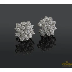 PENDIENTES Pendientes oro blanco y diamantes.