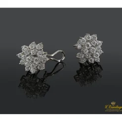 PENDIENTES Pendientes oro blanco y diamantes.