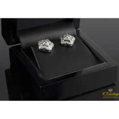 PENDIENTES Pendientes oro blanco y diamantes.