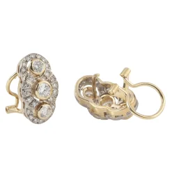 PENDIENTES Pendientes oro blanco oro amarillo y diamantes