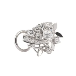 PENDIENTES Pendientes oro blanco y diamantes.