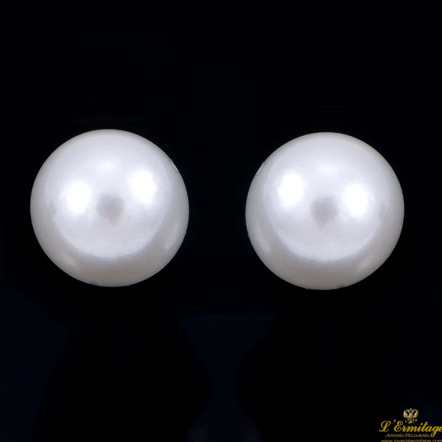 PENDIENTES Pendientes perlas oro blanco