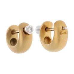 PENDIENTES Pendientes pomellato en oro amarillo y oro blanco con brillantes.