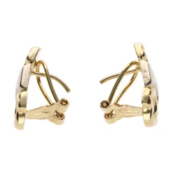 PENDIENTES Pendientes realizados en oro amarillo y oro blanco.