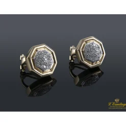 PENDIENTES Pendientes realizados en oro amarillo y brillantes.