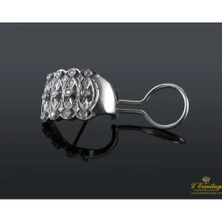 PENDIENTES Pendientes realizados en oro blanco y brillantes