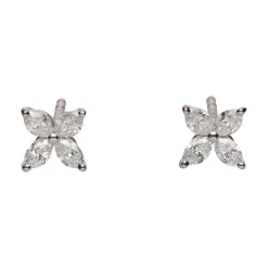 PENDIENTES Pendientes tiffany & co. En platino y diamantes talla marquise.