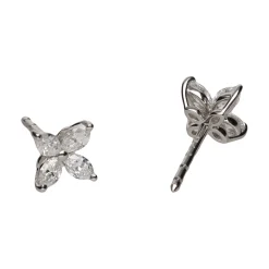 PENDIENTES Pendientes tiffany & co. En platino y diamantes talla marquise.