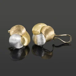 PENDIENTES Pendientes tres colores de oro