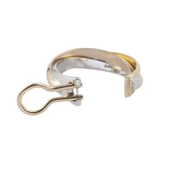 PENDIENTES Pendientes trinity de cartier en tres oros.