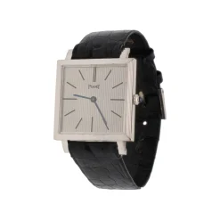PIAGET Altiplano cuadrado oro blanco cuerda manual.