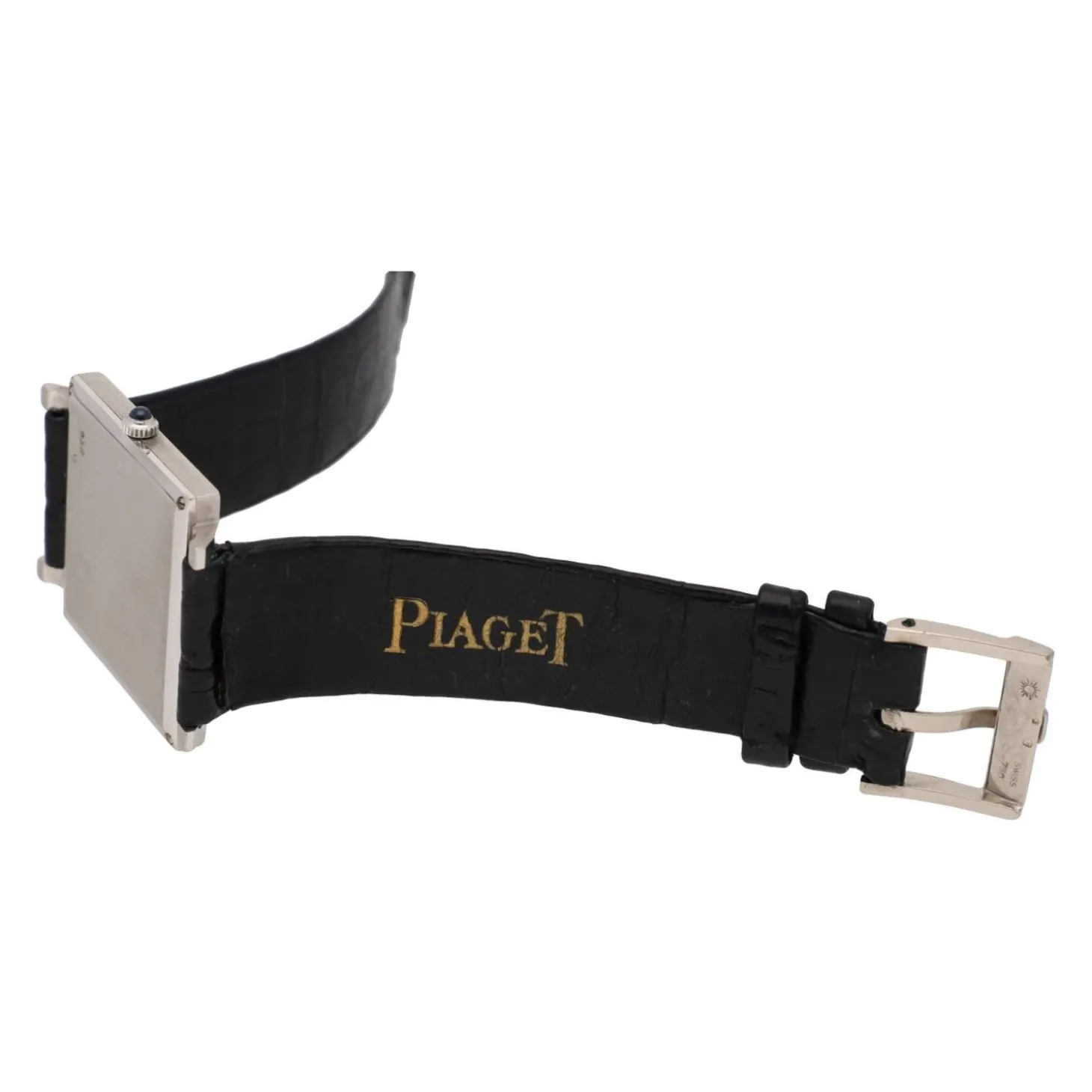 PIAGET Altiplano cuadrado oro blanco cuerda manual.