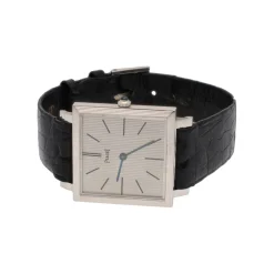 PIAGET Altiplano cuadrado oro blanco cuerda manual.