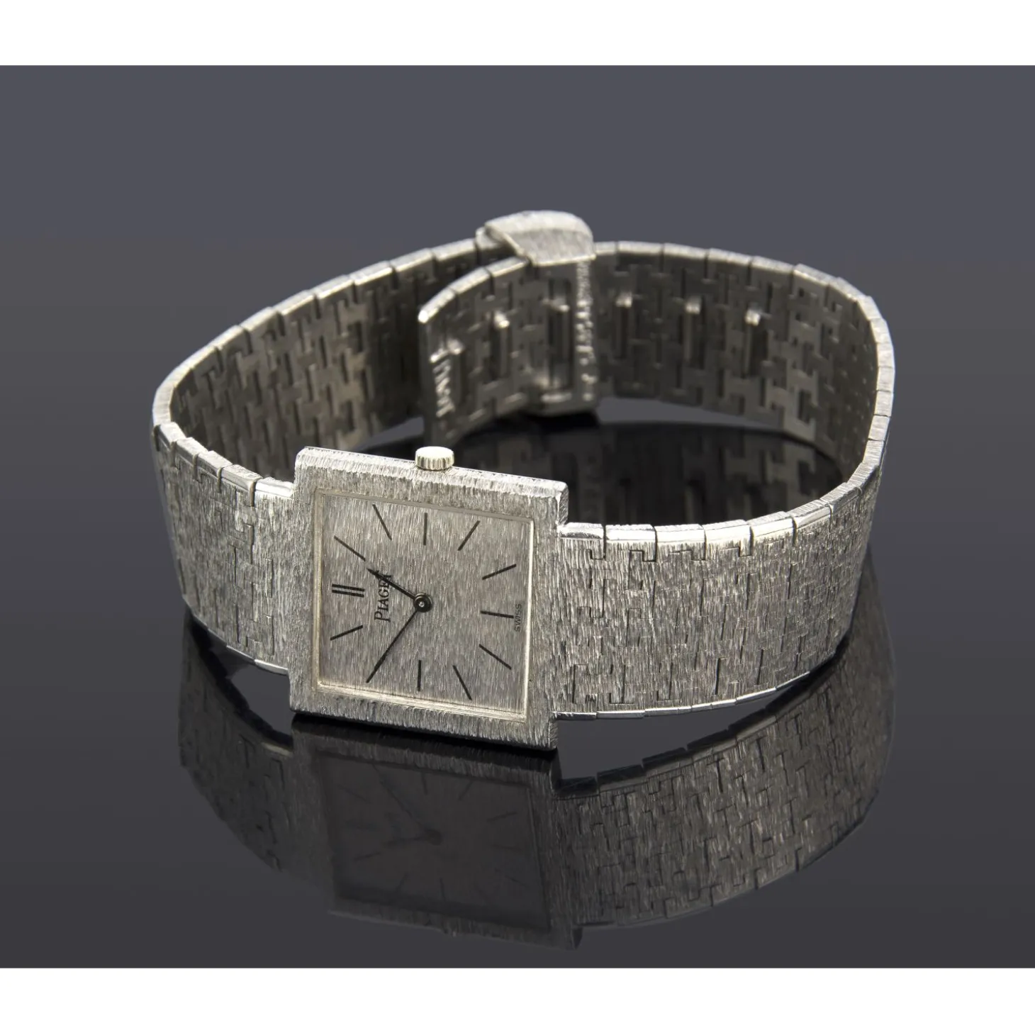 PIAGET Polo oro blanco cuerda manual señora