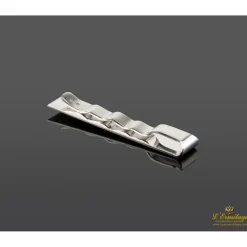 PISACORBATAS Pasador de corbata oro blanco y diamante.