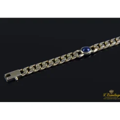 PULSERAS Pulsera en oro amarillo con rubí y zafiros