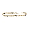 PULSERAS Pulsera en oro amarillo y zafiros.