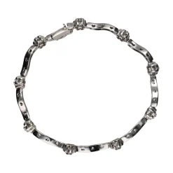 PULSERAS Pulsera en oro blanco y brillantes.