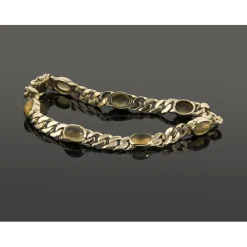 PULSERAS Pulsera oro amarillo y cuarzos citrinos