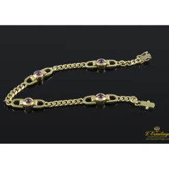 PULSERAS Pulsera oro amarillo y rubíes