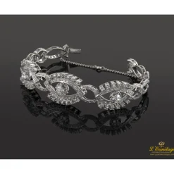 PULSERAS Pulsera oro blanco diamantes