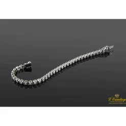 PULSERAS Pulsera oro blanco riviere.