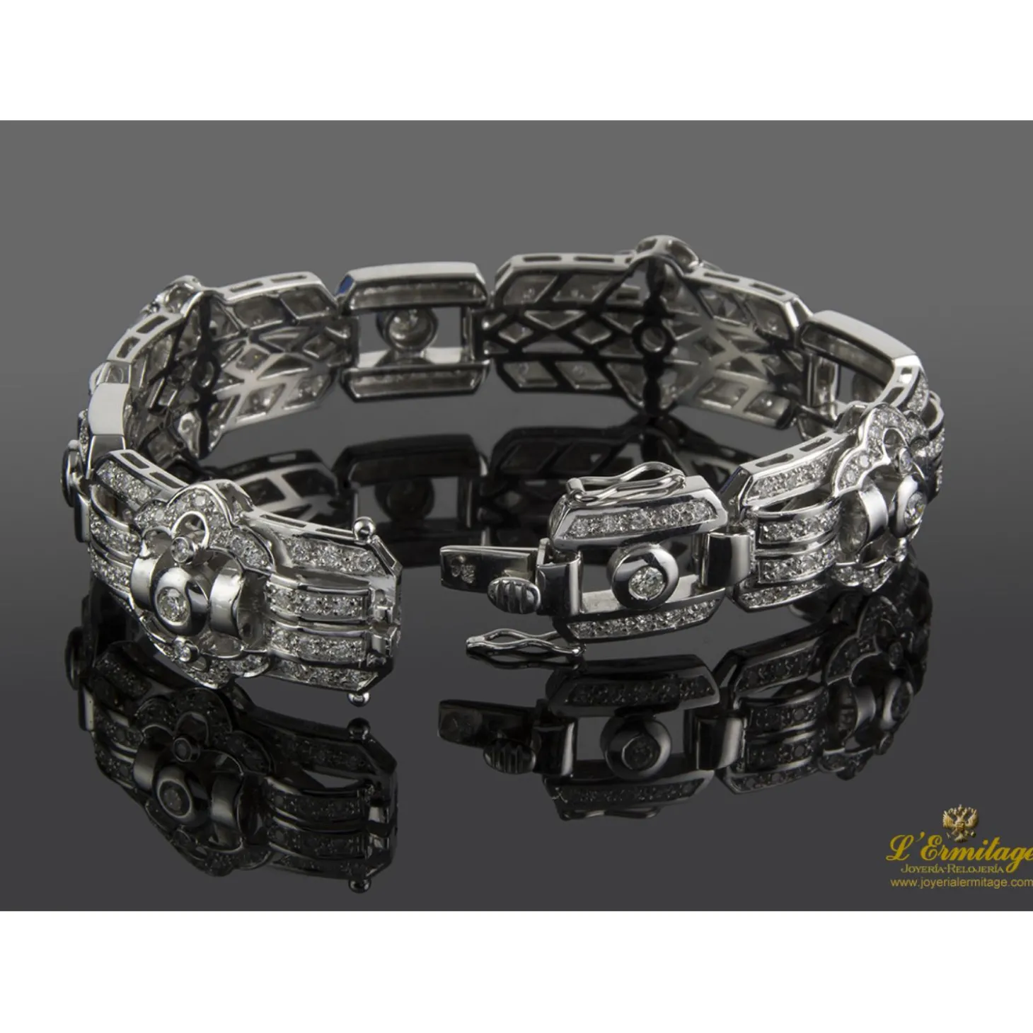 PULSERAS Pulsera oro blanco y diamantes