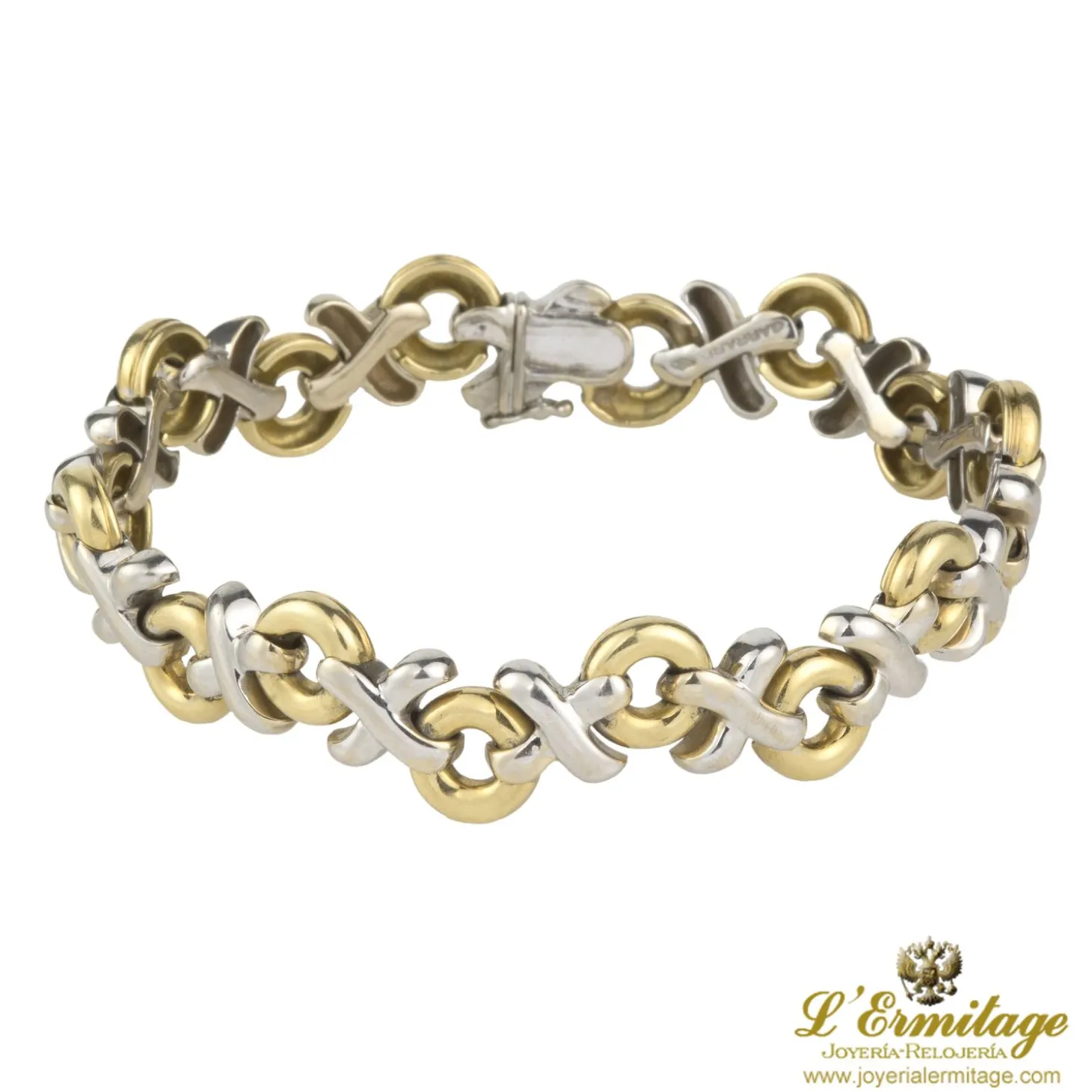 PULSERAS Pulsera oro blanco y oro amarillo