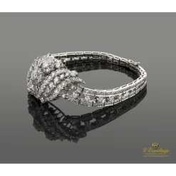 PULSERAS Pulsera oro blanco y diamantes.