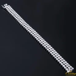 PULSERAS Pulsera oro blanco y diamantes.