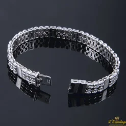 PULSERAS Pulsera oro blanco y diamantes.