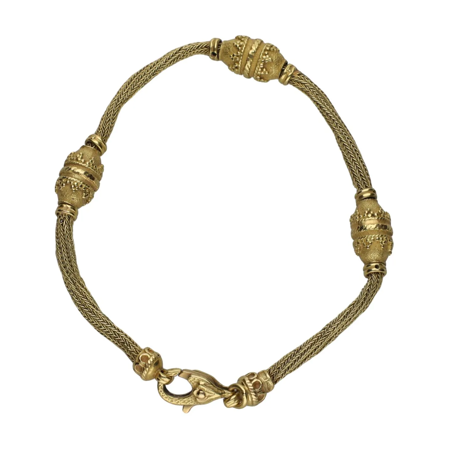 PULSERAS Pulsera realizada en oro amarillo.