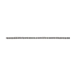 PULSERAS Pulsera riviere en oro blanco con brillantes.