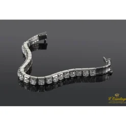 PULSERAS Pulsera riviere oro blanco