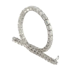 PULSERAS Pulsera riviere oro blanco y diamantes
