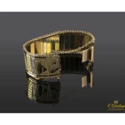 PULSERAS Pulsera tres oros brazo ancho